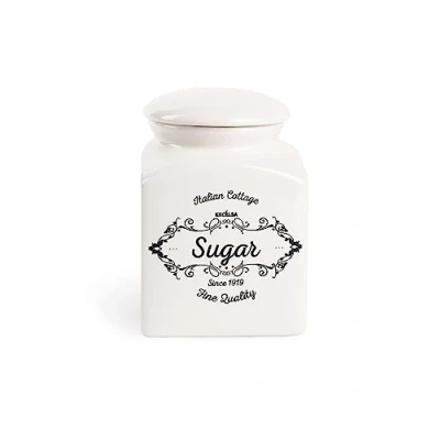 Afbeelding van Excelsa Fine Quality Keramische suikerpot, ivoor, inhoud 700 ml