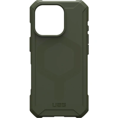 Afbeelding van UAG Essential Armor Hoesje Geschikt voor Apple iPhone 16 Pro Compatibel met MagSafe Back Cover Olive