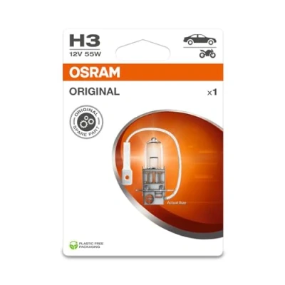 Image de 1 ampoule h3 12v osram original