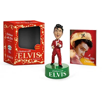 Afbeelding van Christmas with Elvis Bobblehead