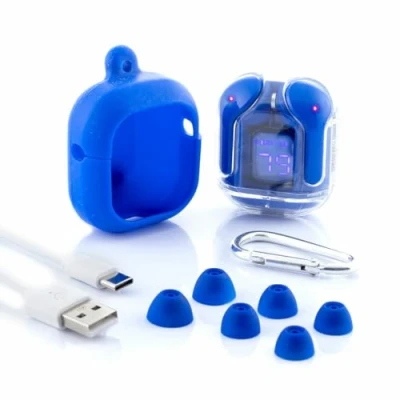 Afbeelding van Draadloze Hoofdtelefoon met Oplaadetui Blue InnovaGoods