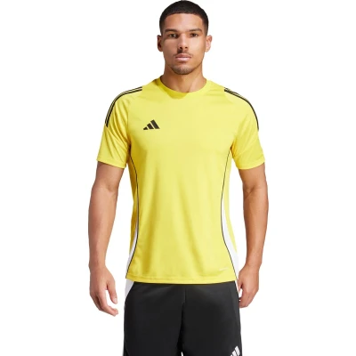 Afbeelding van adidas Performance TIRO Sport Tshirt, Heren, Maat: XXL, Team yellow/white