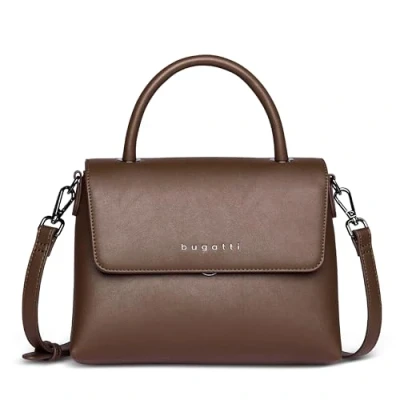 Afbeelding van bugatti handtas schoudertas Almata Ladies Bag Brown donkerbruin