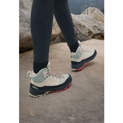 Afbeelding van Jack Wolfskin Cyrox Texapore Mid W wandelschoenen voor dames, Mint groen