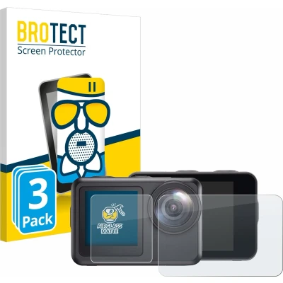 Afbeelding van BROTECT Screenprotector voor Akaso Brave 7 LE Folie Beschermfolie Beschermglas matte (3 Stuks)