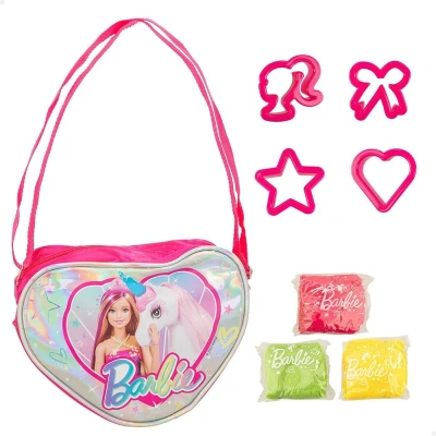 Afbeelding van Creatief Spel met Boetseerklei Barbie Fashion Handtas 8 Onderdelen 300 g