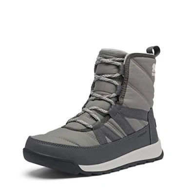 Afbeelding van Sorel Whitney Short LACE Snowboots, Dames, Maat: 37, Quarry Textiel/ synthetisch