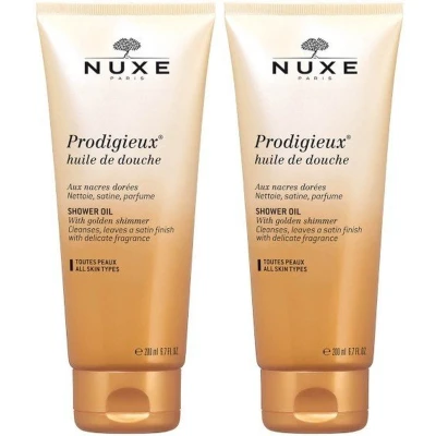 Afbeelding van Nuxe Prodigieux Precieux Douche olie, 2 x 200 ml