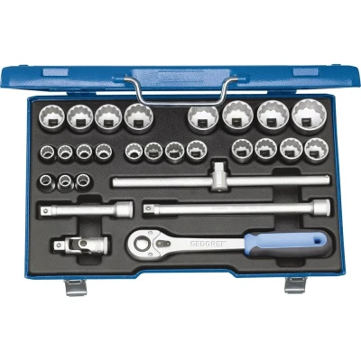 Afbeelding van Gedore 2682877 Dopsleutelset Metrisch 1/2 (12.5 mm) 28 delig