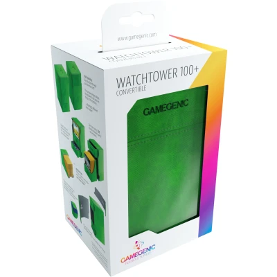 Afbeelding van Gamegenic Deckbox Watchtower 100+ Convertible Green