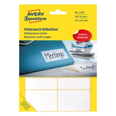 Image de Avery Multi Purpose Labels 3337 étiquettes 224 unités