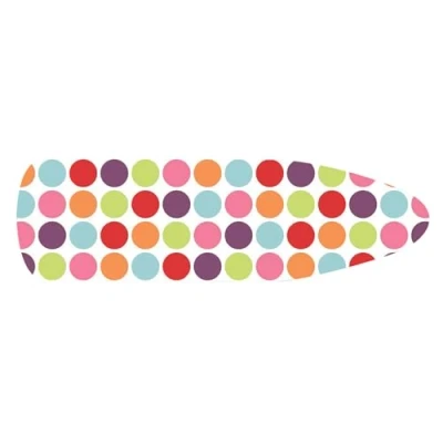 Image de Msv housse table à repasser 100 % coton avec élastique multicolor