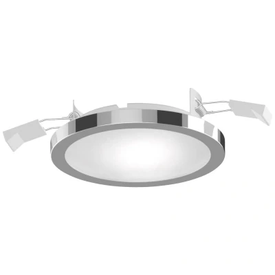 Afbeelding van LightMe LM85664 Aqua LED inbouwlamp 6 W Chroom