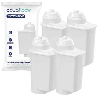 Afbeelding van Aquafloow Filterpatroon voor het koffiezetapparaat, compatibel met EQ serie Brita Intenza, TZ70003, Bosch 12008246 4678731016723 575491 Neff, 4 stuks