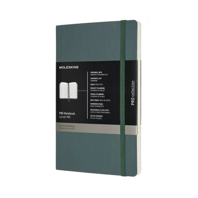 Afbeelding van Moleskine Professional Notitieboek Large Softcover Bos Groen