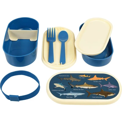 Afbeelding van Rex london bento box met bestek sharks