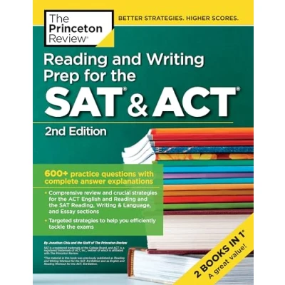 Afbeelding van Reading and Writing Prep for the SAT ACT College Test 600 Practice Questions with Complete Answer Explanations