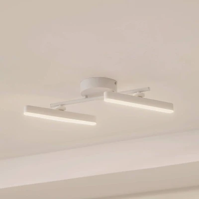 Afbeelding van Lindby LED spot Eldrin, wit, 2 lamps, lichtstrip