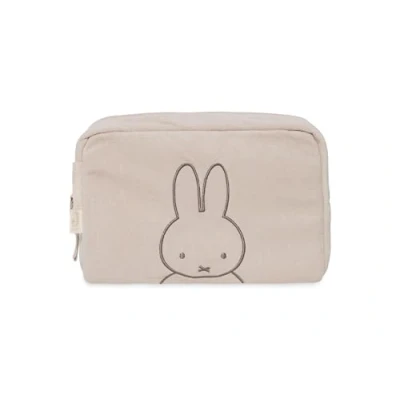 Image de Jollein Sac à langer en tissu éponge Miffy, Nougat Trousse couches de maquillage Organiseur Beige