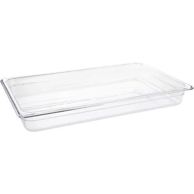 Afbeelding van Vogue polycarbonaat bak transparant GN 1/1 65mm