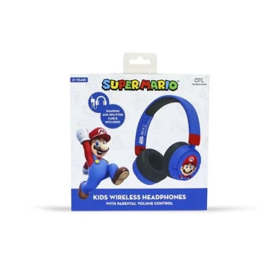 Image de Jeu éducatif et électronique Otl Super Mario face Kids Wireless Headphones