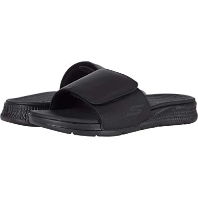 Afbeelding van Skechers Go Consistent herensandalen, zwart.