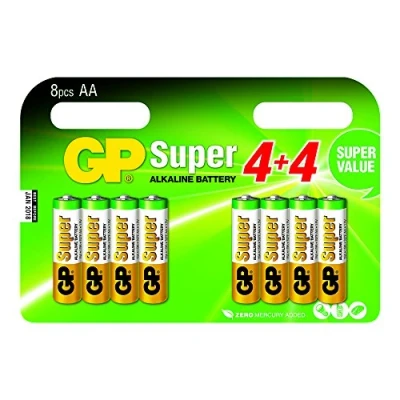 Afbeelding van GP AA Alkaline batterij Super 1,5V (8 stuks)