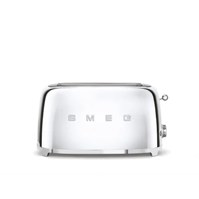 Afbeelding van Smeg Tsf02sseu Broodrooster 2 Sleuven 4 Sneden Chroom
