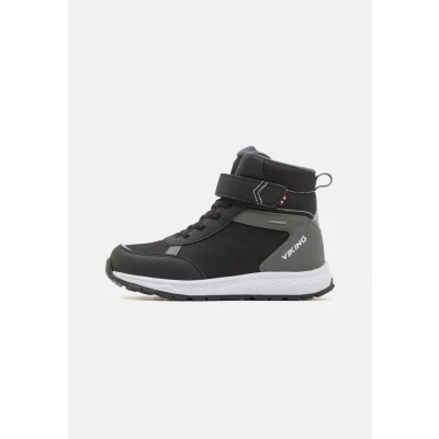 Afbeelding van Viking Equip WARM WP Unisex Veterboots voor kinderen, Maat: 34, Black/grey Textiel/ synthetisch
