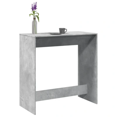 Afbeelding van vidaXL Bartafel 102x50x103,5 cm bewerkt hout betongrijs