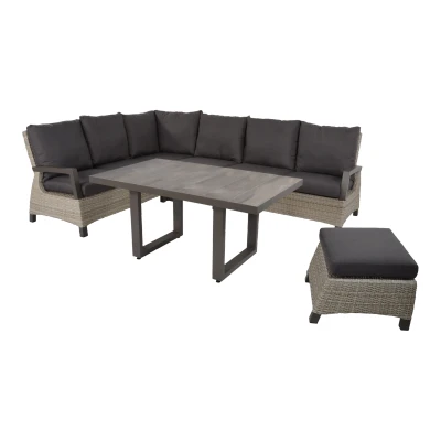 Afbeelding van Lesli Living Lounge Tafel Hoog Prato Pardo 140x85cm
