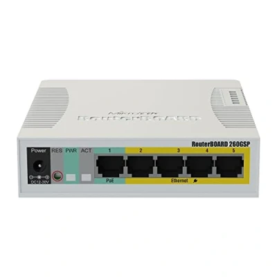Afbeelding van Desktop Switch Mikrotik RB260GSP