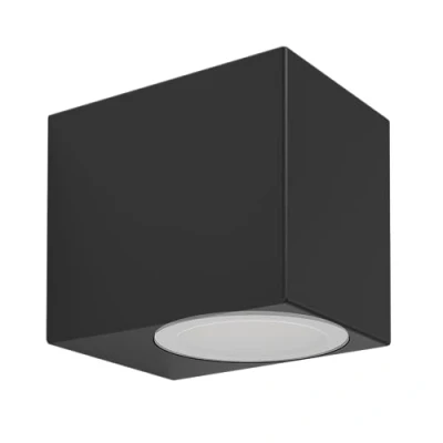Afbeelding van EGLO Jabaga Wandlamp Binnen en Buiten GU10 8 cm Zwart