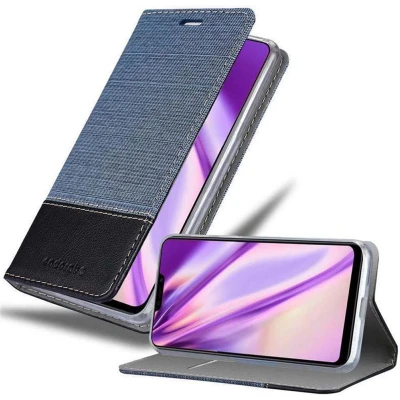 Afbeelding van Cadorabo Hoesje geschikt voor Vivo Y85 in DONKERBLAUW ZWART Beschermhoes met magnetische sluiting, standfunctie en kaartvakje Book Case Cover Etui