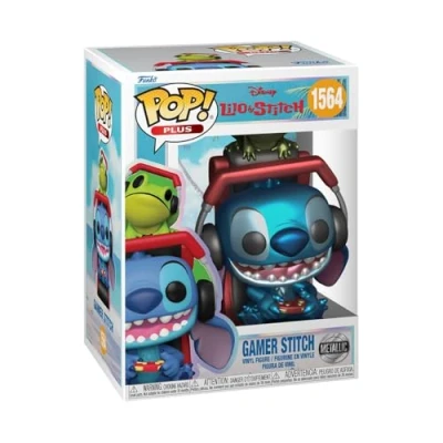 Afbeelding van Funko Pop Plus: Lilo en Stitch, Gamer metallic, verzamelfiguur van vinyl, cadeau idee, officieel product, speelgoed voor kinderen volwassenen, cartoon fans