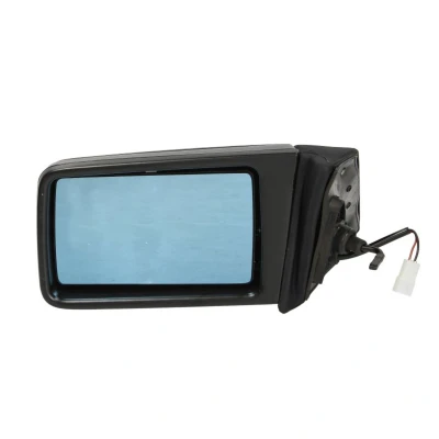 Afbeelding van Buitenspiegel Tyc 321 0022 Links Met grondlaag Instellen: stangen, Vlak, Te verwarmen, Blauw getint MERCEDES BENZ: W124 Saloon, 190