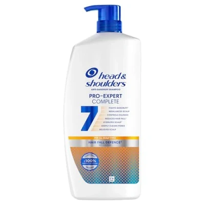 Image de Head &amp; Shoulders Shampooing anti pelliculaire Pro Expert 7 Hair Fall Defense avec pompe à caféine 800 ml Cliniquement prouvé pour améliorer la rétention des cheveux, l&#039;emballage peut varier