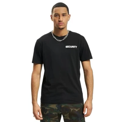 Afbeelding van Brandit Security Tshirt print, Heren, Maat: Medium, Black