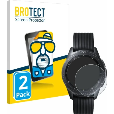 Afbeelding van BROTECT Screenprotector voor Samsung Galaxy Watch (42 mm) Folie Beschermfolie matte (2 Stuks)