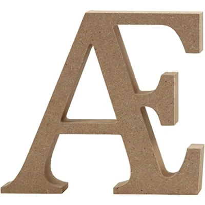 Afbeelding van Creotime Houten Letter Æ 8 Cm