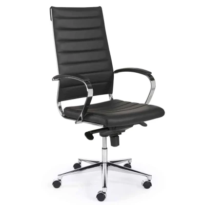 Afbeelding van Ergonomische bureaustoel design 601 hoge rug in Zwart