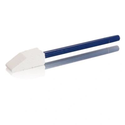 Afbeelding van Maximex Speciale toiletreiniger, met afgeschuinde puimsteen en houten handvat, eenvoudige reiniging zonder chemicaliën, 20 cm lange handgreep