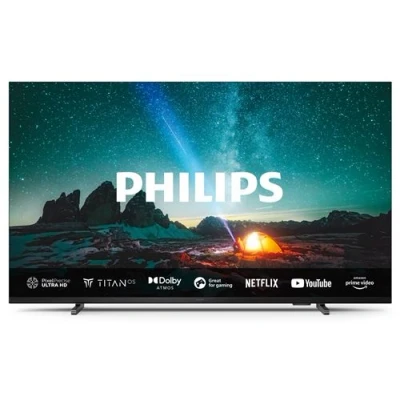 Afbeelding van Philips 50PUS7609/12, 127 cm (50&quot;), 3840 x 2160 Pixels, LED, Smart TV, Wifi, Antraciet, Grijs