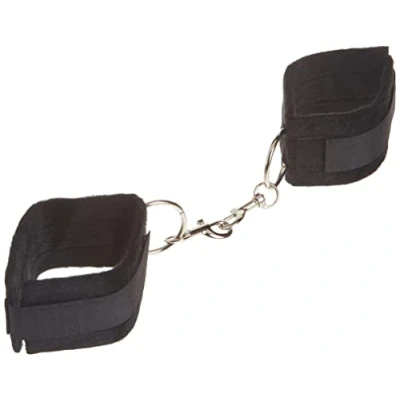 Afbeelding van Ouch! Klittenband Handboeien met Fluwelen Binnenzijde voor Comfortabel Draagcomfort Zwart