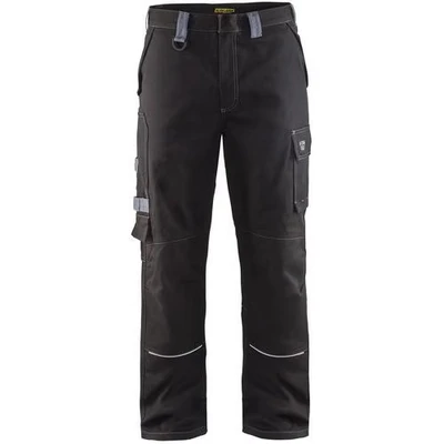 Image de Pantalon retardant flamme noir/gris