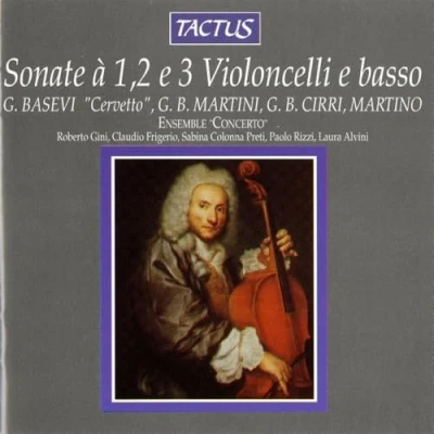 Afbeelding van Roberto Gini Ensemble Concerto Sonate A 1, 2,3 Violoncelli E Basso (CD)
