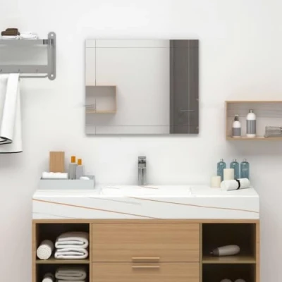Image de vidaXL Miroir mural 60x50 cm Verre