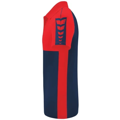 Afbeelding van Six Wings polo new navy/rood / M