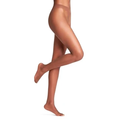 Image de FALKE Femme Shelina 12 DEN W TI ultra transparents unis 1 paire Collants, Marron Hazel 5187, M