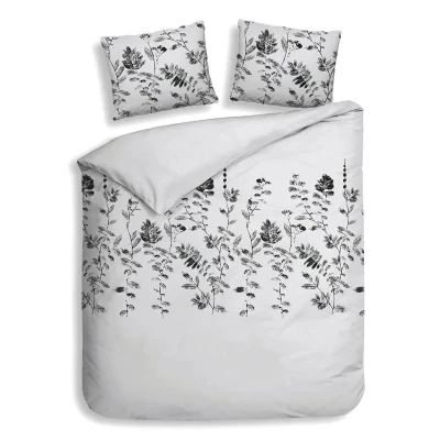 Afbeelding van Heckettlane Rocco Dekbedovertrek Lits jumeaux 240x200/220 cm Grey